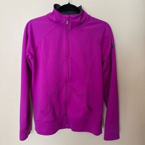 Under Armour Women's Purple Full Zip Jacket Size M Activewear